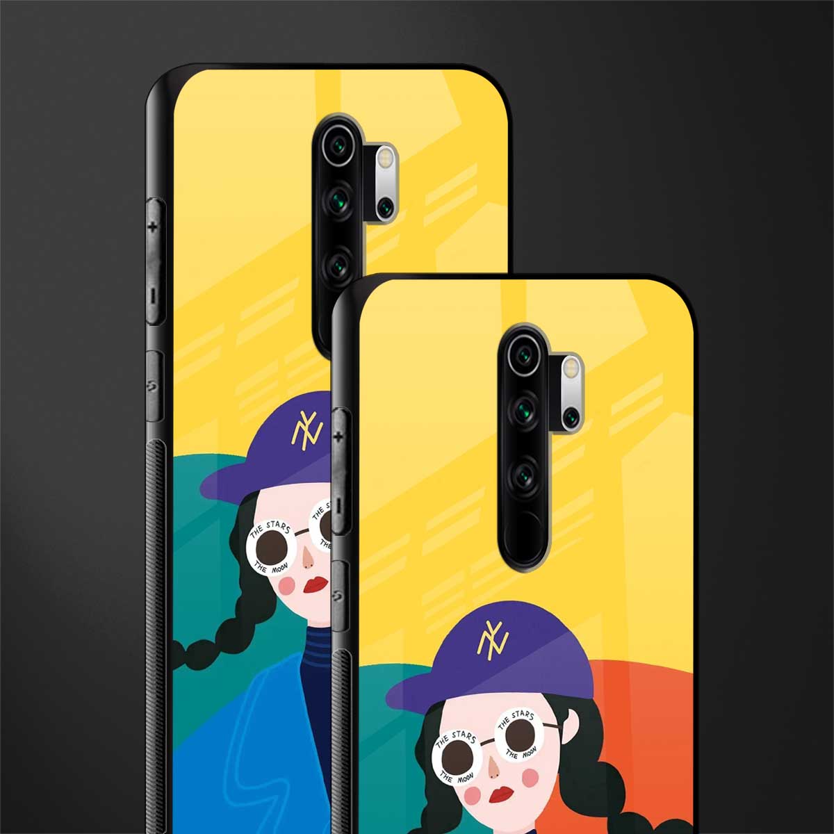 psychedelic chic glass case for redmi note 8 pro image-2