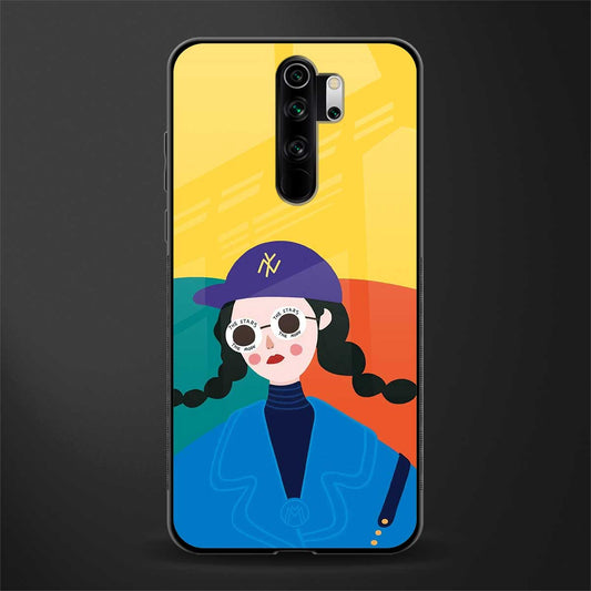 psychedelic chic glass case for redmi note 8 pro image