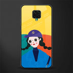 psychedelic chic glass case for redmi note 9 pro image