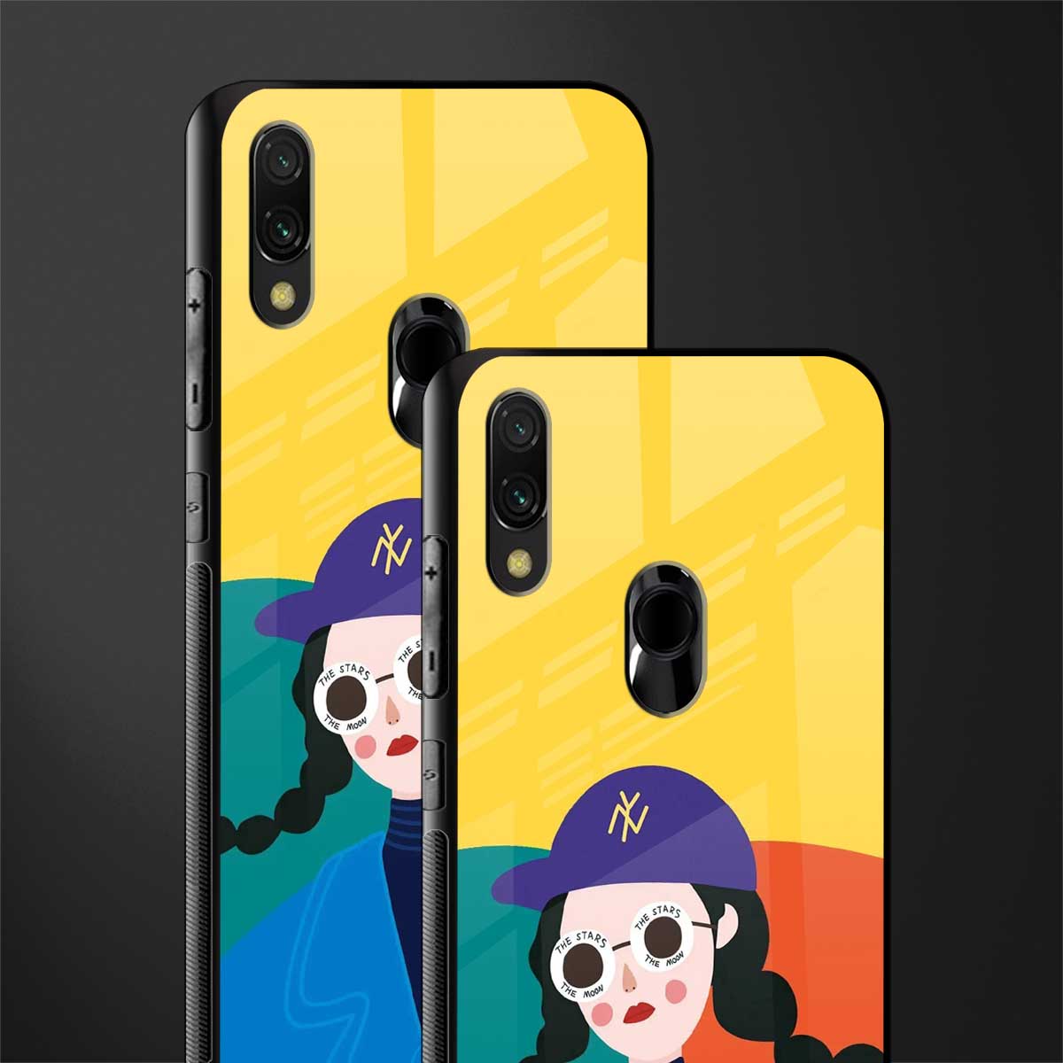 psychedelic chic glass case for redmi note 7 image-2