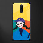 psychedelic chic glass case for redmi 8 image