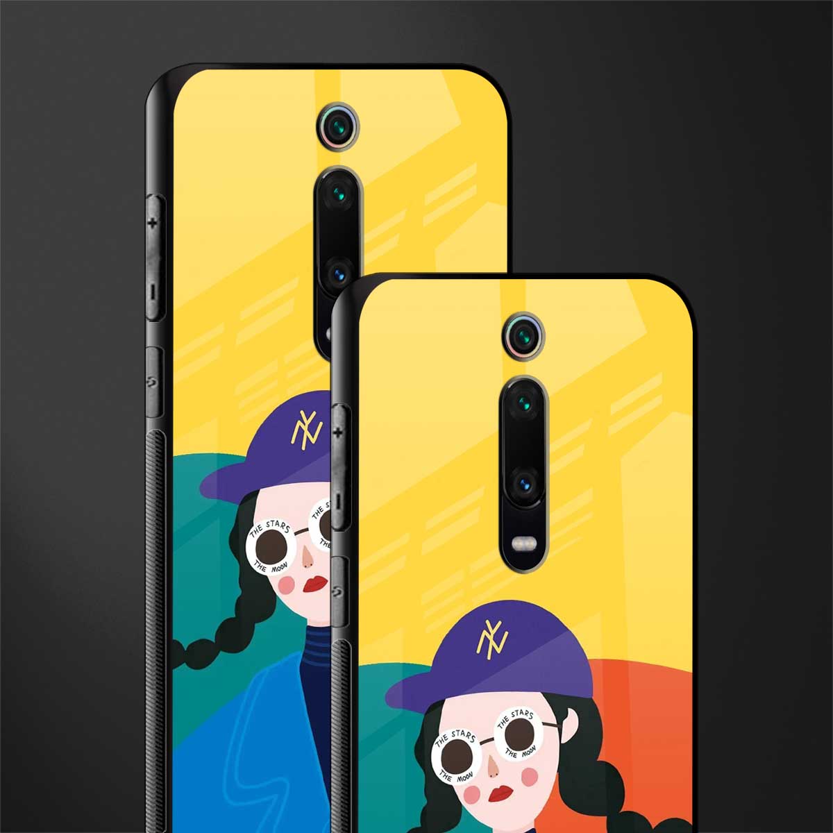 psychedelic chic glass case for redmi k20 image-2