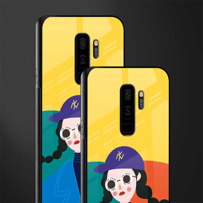 psychedelic chic glass case for samsung galaxy s9 plus image-2