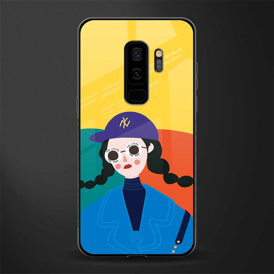psychedelic chic glass case for samsung galaxy s9 plus image