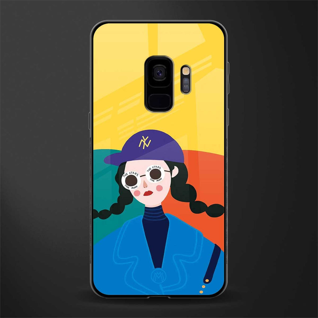 psychedelic chic glass case for samsung galaxy s9 image
