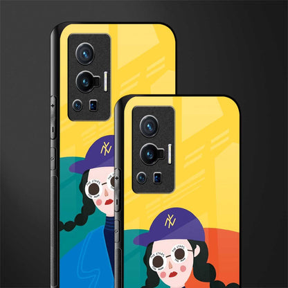 psychedelic chic glass case for vivo x70 pro image-2