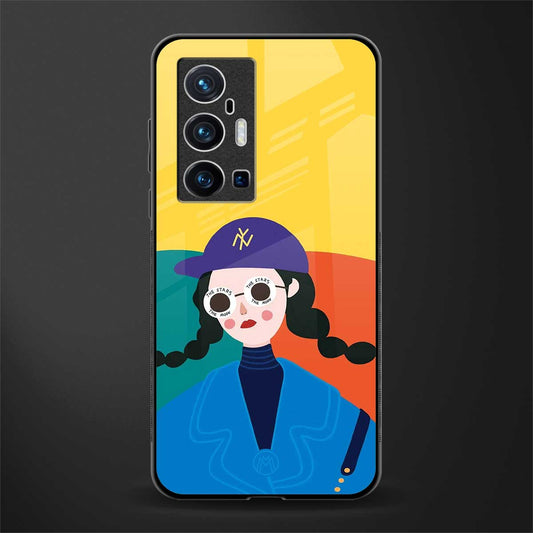 psychedelic chic glass case for vivo x70 pro plus image
