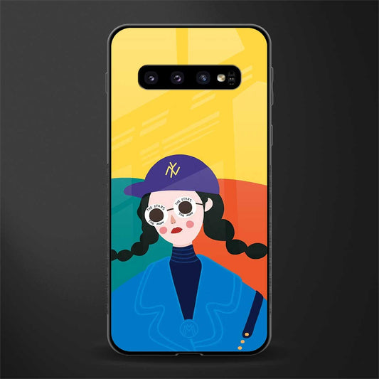 psychedelic chic glass case for samsung galaxy s10 plus image
