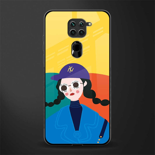 psychedelic chic glass case for redmi note 9 image
