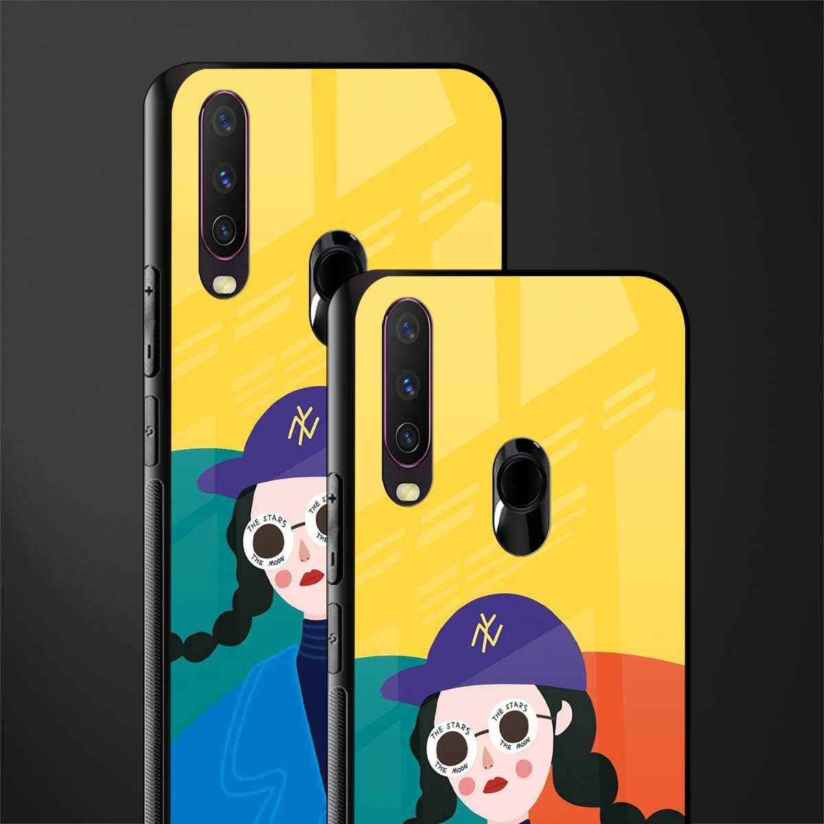psychedelic chic glass case for vivo y15 image-2