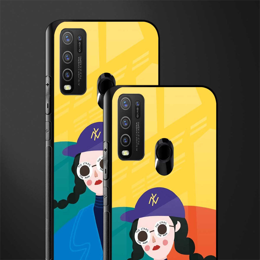 psychedelic chic glass case for vivo y50 image-2