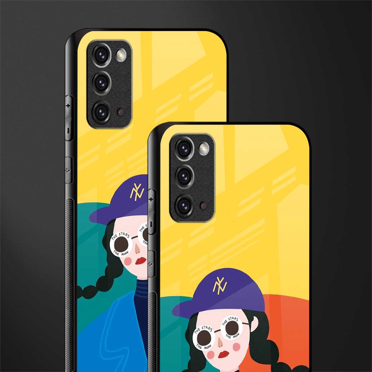 psychedelic chic glass case for samsung note 20 image-2