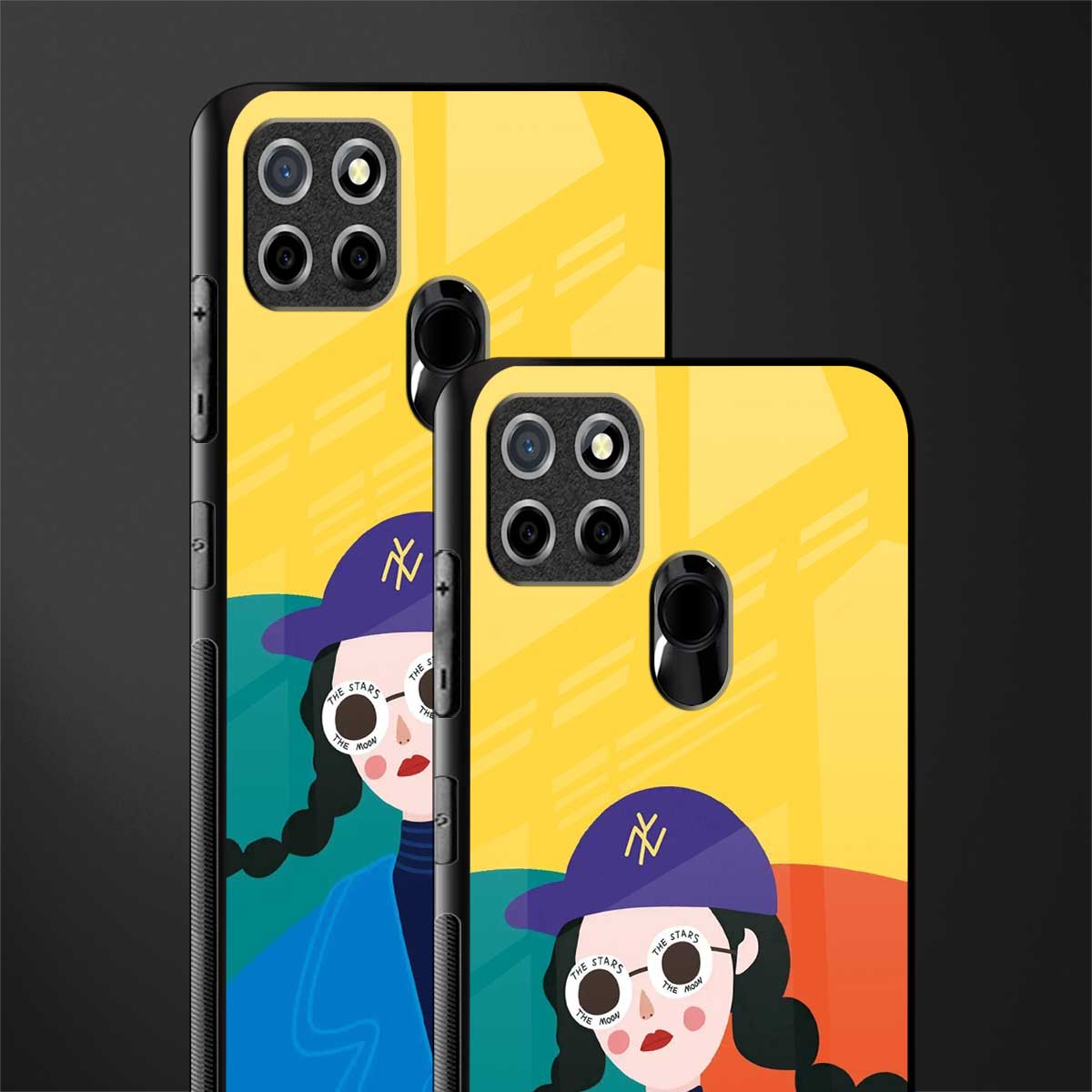 psychedelic chic glass case for realme narzo 20 image-2