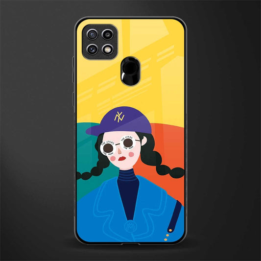 psychedelic chic glass case for oppo a15s image