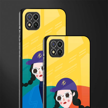 psychedelic chic glass case for poco c3 image-2