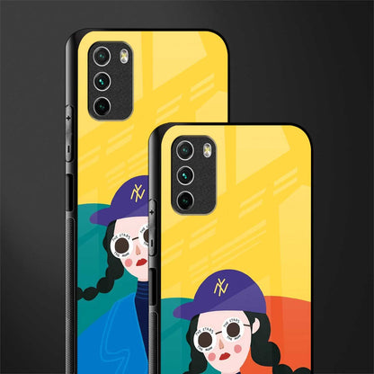 psychedelic chic glass case for poco m3 image-2