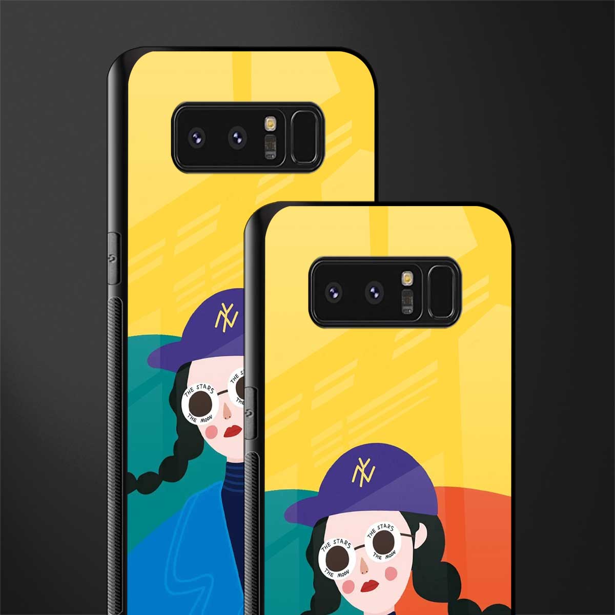 psychedelic chic glass case for samsung galaxy note 8 image-2