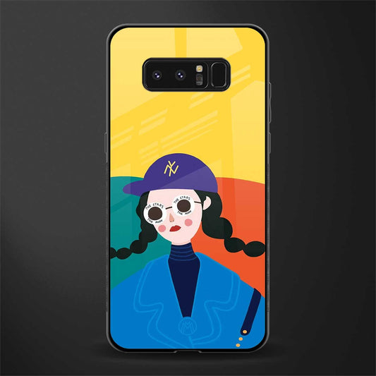 psychedelic chic glass case for samsung galaxy note 8 image