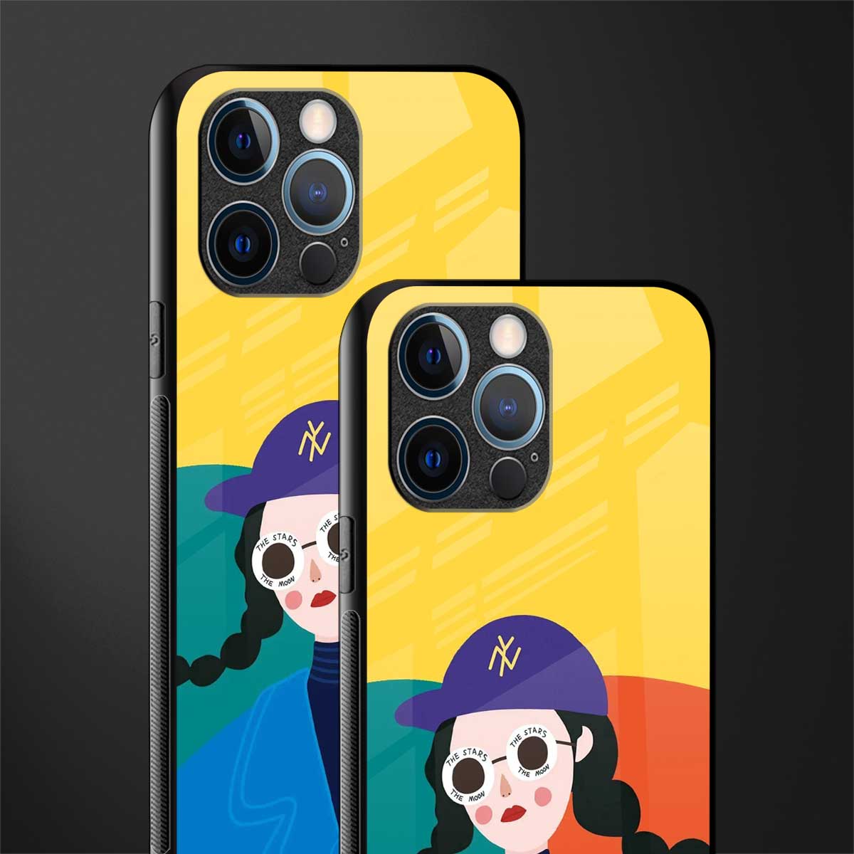 psychedelic chic glass case for iphone 12 pro image-2