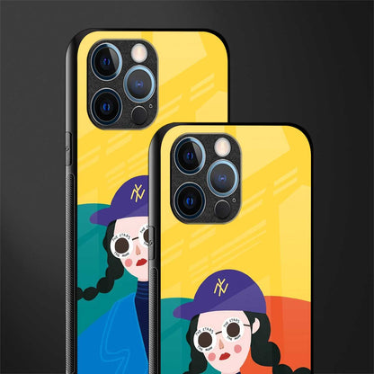 psychedelic chic glass case for iphone 14 pro image-2