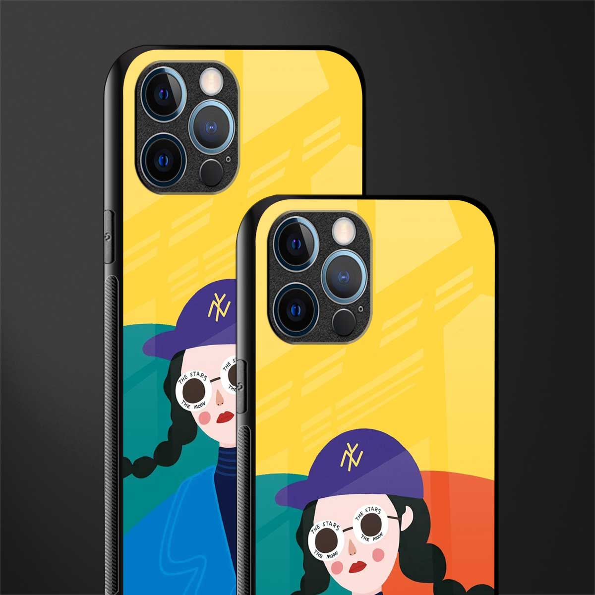 psychedelic chic glass case for iphone 12 pro max image-2