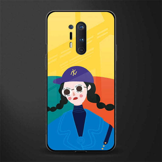 psychedelic chic glass case for oneplus 8 pro image