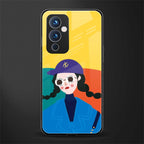 psychedelic chic back phone cover | glass case for oneplus 9
