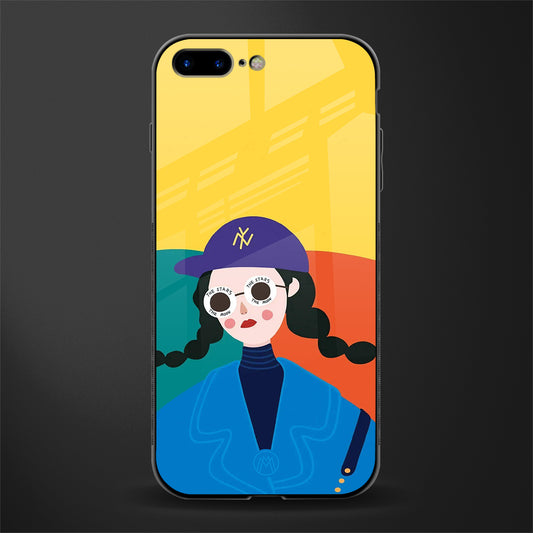psychedelic chic glass case for iphone 7 plus image