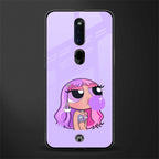purple chic powerpuff girls glass case for oppo f11 pro image