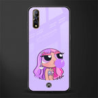 purple chic powerpuff girls glass case for vivo z1x image