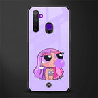 purple chic powerpuff girls glass case for realme 5 image