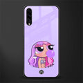 purple chic powerpuff girls glass case for samsung galaxy a30s image
