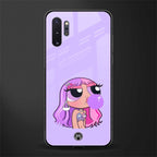purple chic powerpuff girls glass case for samsung galaxy note 10 plus image