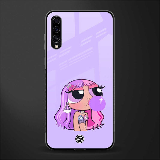 purple chic powerpuff girls glass case for samsung galaxy a70 image