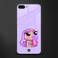 purple chic powerpuff girls glass case for realme c1 image