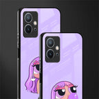purple chic powerpuff girls glass case for vivo y75 5g image-2