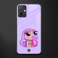 purple chic powerpuff girls glass case for vivo y75 5g image