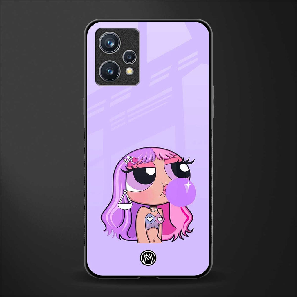 purple chic powerpuff girls glass case for realme 9 pro plus 5g image