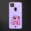purple chic powerpuff girls glass case for redmi 9c image