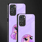 purple chic powerpuff girls glass case for redmi note 10s image-2