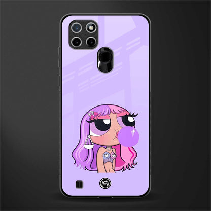 purple chic powerpuff girls glass case for realme c21 image
