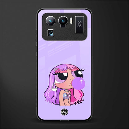 purple chic powerpuff girls glass case for mi 11 ultra 5g image