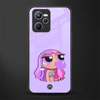 purple chic powerpuff girls glass case for realme c35 image