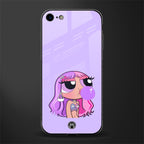 purple chic powerpuff girls glass case for iphone 7 image