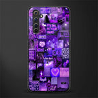 purple collage aesthetic glass case for realme 6i image