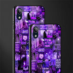 purple collage aesthetic glass case for vivo y91i image-2