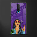 purple smoke glass case for poco x2 image