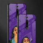 purple smoke glass case for redmi k20 image-2