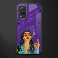 purple smoke glass case for vivo v21 5g image
