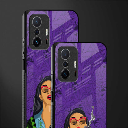 purple smoke glass case for mi 11t pro 5g image-2